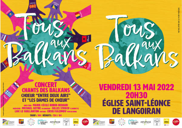 « TOUS AUX BALKANS » CONCERT CHOEUR ENTRE DEUX AIRS 